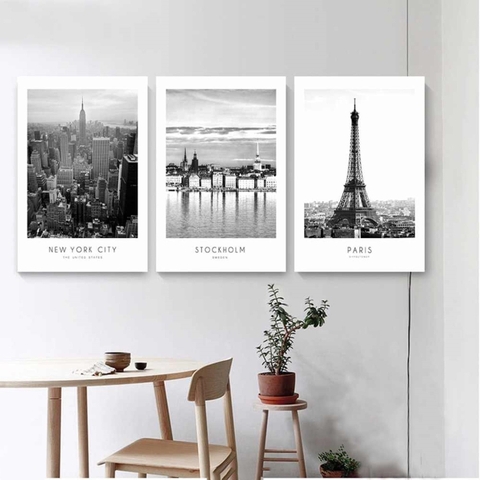 Tranh Canvas - Bộ Tranh Paris Hoa Lệ SGP 2232204