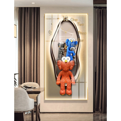 Tranh Đồng Hồ Tráng Gương Bearbrick SGP 1782208 Tranh Đồng Hồ Tráng Gương Bearbrick SGP 1782208