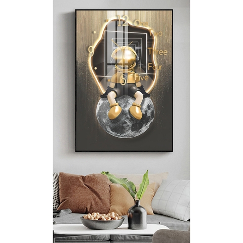 Tranh Đồng Hồ Tráng Gương Bearbrick SGP 1782234 Tranh Đồng Hồ Tráng Gương Bearbrick SGP 1782234