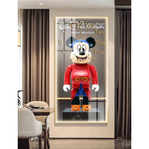 Tranh Đồng Hồ Tráng Gương Bearbrick SGP 1782224 Tranh Đồng Hồ Tráng Gương Bearbrick SGP 1782224