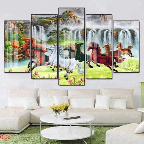 Tranh Tráng Gương - Tranh Hiện Đại Mã Đáo Thành Công SGP 1592218 Tranh Tráng Gương - Tranh Hiện Đại Mã Đáo Thành Công SGP 1592218