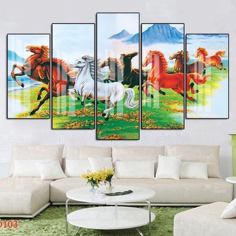 Tranh Tráng Gương - Tranh Hiện Đại Mã Đáo Thành Công SGP 1592219 Tranh Tráng Gương - Tranh Hiện Đại Mã Đáo Thành Công SGP 1592219