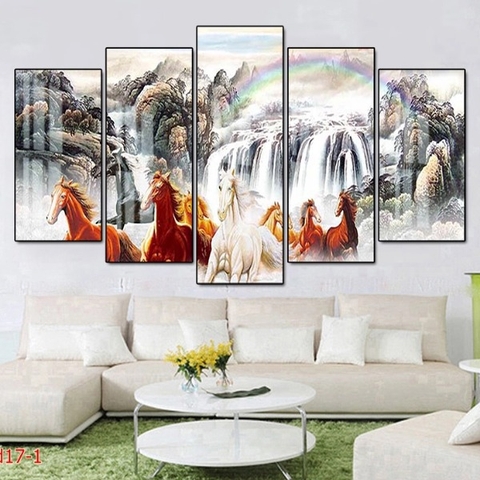 Tranh Tráng Gương - Tranh Hiện Đại Mã Đáo Thành Công SGP 1592210 Tranh Tráng Gương - Tranh Hiện Đại Mã Đáo Thành Công SGP 1592210