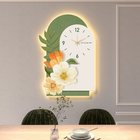 Tranh Đèn Led Tráng Gương Pha Lê Hoa - LD19 Tranh Đèn Led Tráng Gương Pha Lê Hoa - LD19
