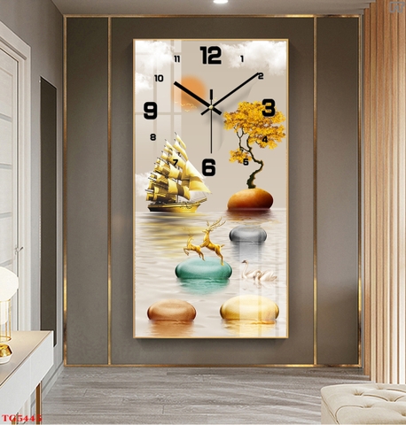 Tranh Đồng Hồ Tráng Gương Hiện Đại SGP 27216 Tranh Đồng Hồ Tráng Gương Hiện Đại SGP 27216