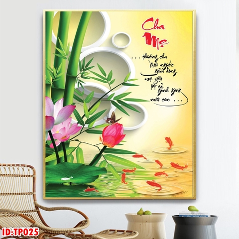 Tranh Thư Pháp - Tranh Thư Pháp Treo Tường Ý Nghĩa 1027