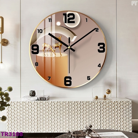 Tranh Đồng Hồ Tráng Gương Hiện Đại SGP 3979 Tranh Đồng Hồ Tráng Gương Hiện Đại SGP 3979