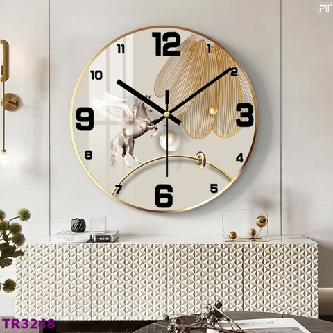 Tranh Đồng Hồ Tráng Gương Hiện Đại SGP 3980 Tranh Đồng Hồ Tráng Gương Hiện Đại SGP 3980