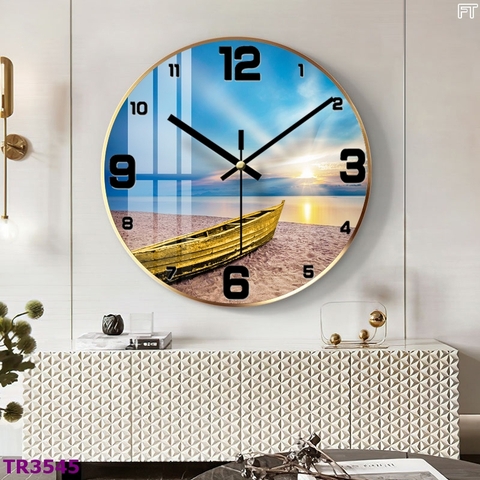 Tranh Đồng Hồ Tráng Gương Hiện Đại SGP 3965 Tranh Đồng Hồ Tráng Gương Hiện Đại SGP 3965