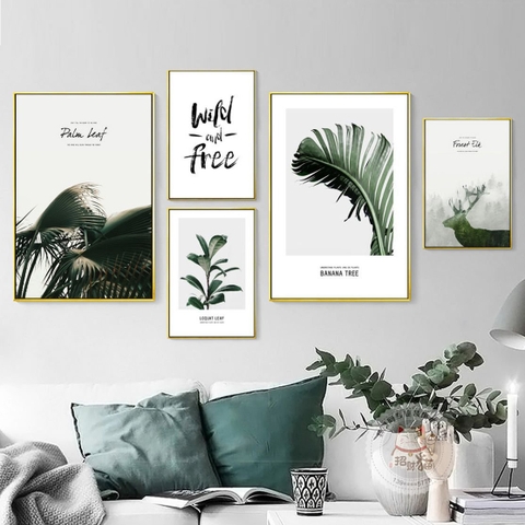 Tranh Bộ Lá Cây Nhiệt Đới SGP 4122202 Tranh Bộ Lá Cây Nhiệt Đới SGP 4122202