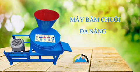 Máy thái chuối đa năng Bình Quân đã cải tiến băm chuối siêu tốc