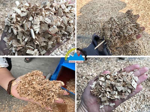 Máy băm gỗ đa năng Bình Quân giá rẻ, chất lượng