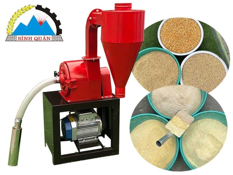 Siêu phẩm máy nghiền ngô tự hút không bụi GD150