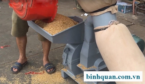 Máy nghiền vỏ trấu công suất lớn - đơn vị sản xuất trực tiếp tại Hà Nội