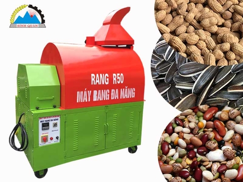Máy rang hạt công nghiệp Bình Quân giá rẻ
