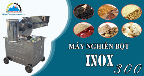 Máy nghiền bột siêu mịn inox - Nghiền hạt ngũ cốc, mầm đậu nành