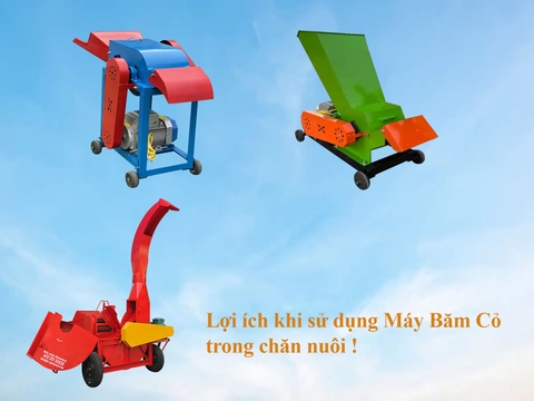 Lợi ích khi sử dụng máy băm cỏ trong chăn nuôi