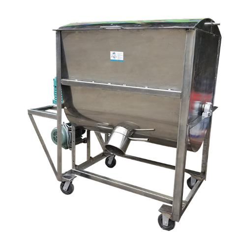 Máy Trộn Nguyên Liệu Ngang Inox 150kg/mẻ  (MTI - 02)