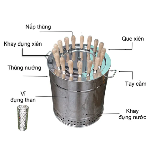 Bếp Nướng Than Hoa
