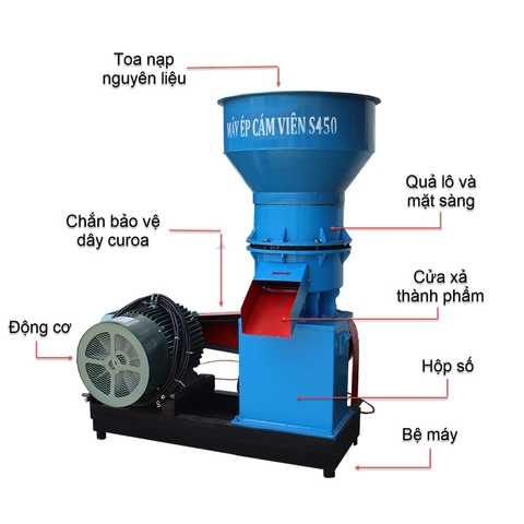 Máy Ép Cám Viên S450-01