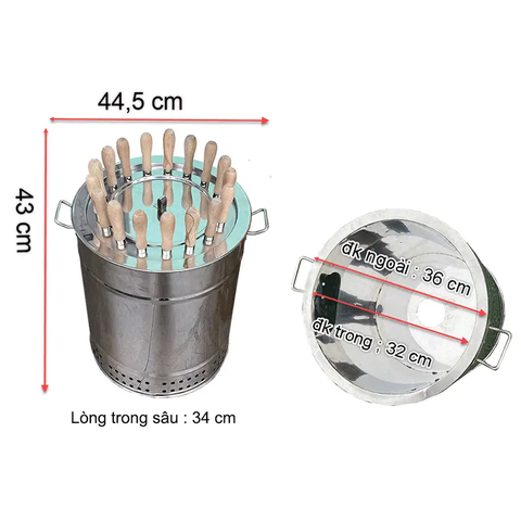 Bếp Nướng Than Hoa