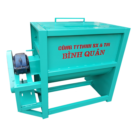 Máy Trộn Nguyên Liệu Nằm Ngang 5-7 tạ/h