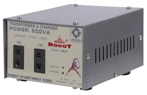 Biến Thế Đổi Điện 1 Pha Robot 600VA
