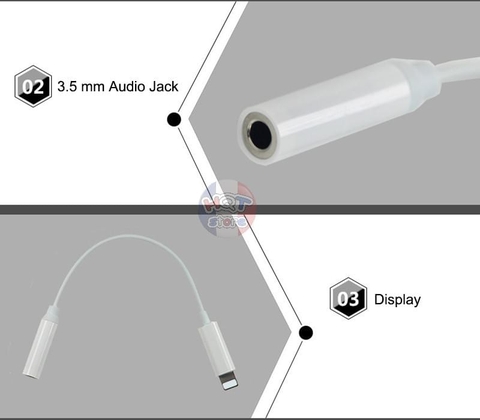 Cáp chuyển đổi cổng sạc Lightning sang Jack 3.5mm chính hãng Apple