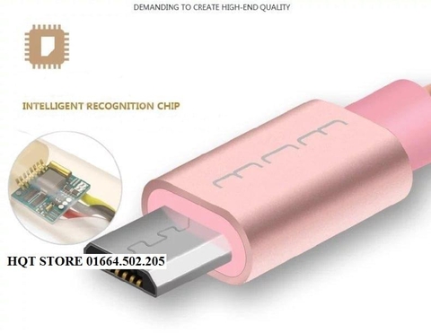 Cáp sạc Metal WUW Lighting/MicroUSB chính hãng