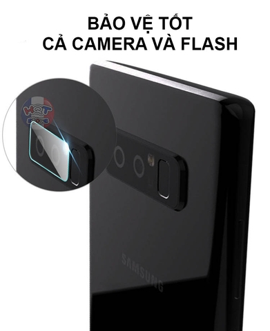 Kính cường lực Camera và Flash cho Samsung Note 8