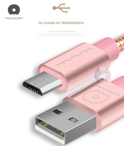 Cáp sạc Metal WUW Lighting/MicroUSB chính hãng