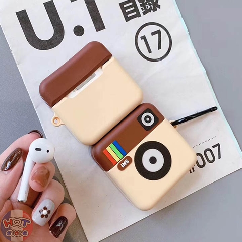 Ốp Silicon Case Instagram cho tai nghe Airpods 1 / 2