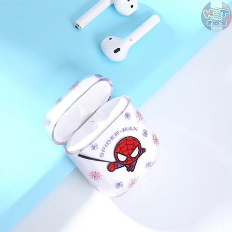 Case Trong Suốt Siêu Anh Hùng Marvel Avengers cho Airpods 1 / 2