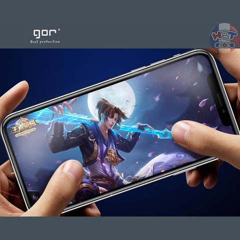 Kính cường lực chống vân tay full màn Gor AG IPhone XS Max XR XS X