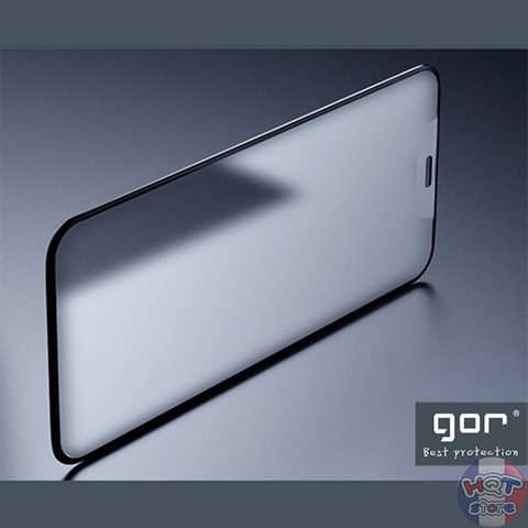 Kính cường lực chống vân tay full màn Gor AG IPhone XS Max XR XS X