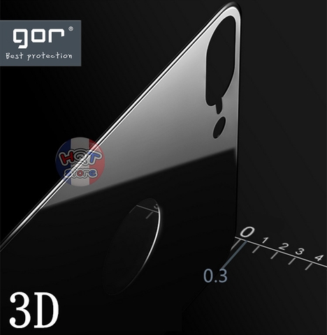 Kính cường lực full mặt lưng 3D Gor 9H cho IPhone 8 Plus / 7 Plus