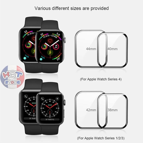 Kính cường lực Nillkin 3D AW+ cho Apple Watch 4 / 5 / 6 / SE 44mm/40mm