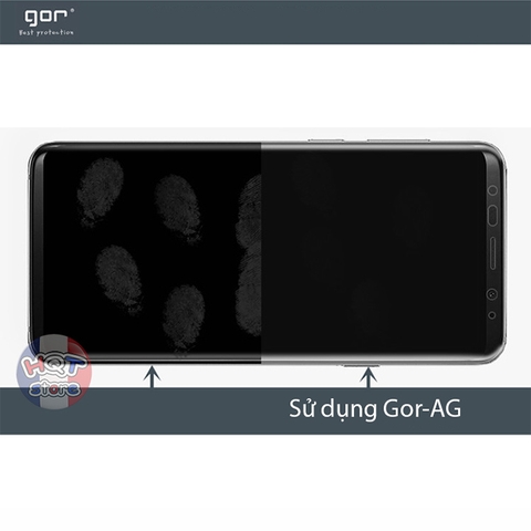 Miếng dán full màn hình chống vân tay Gor AG Samsung Note 8