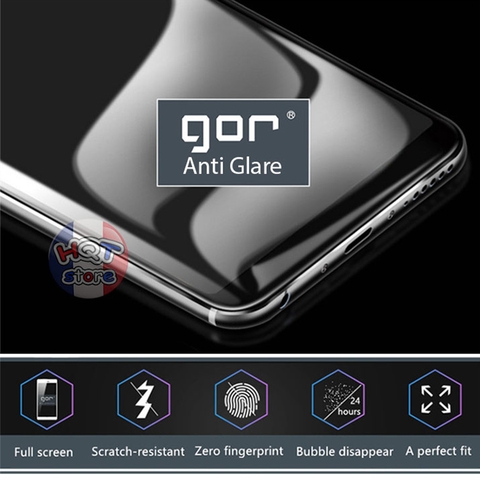 Miếng dán full mặt lưng chống vân tay Gor AG cho Samsung S10 Plus / S10