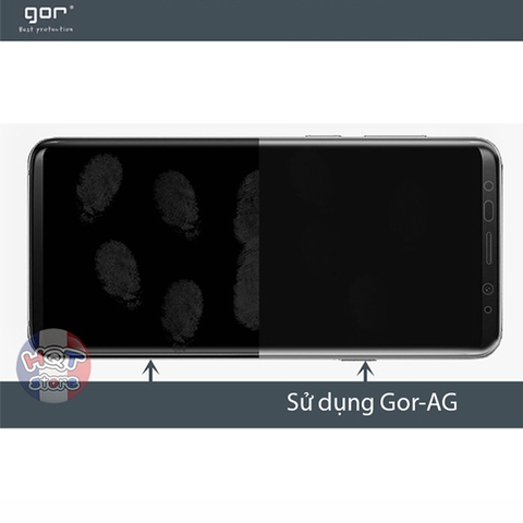 Miếng dán full mặt lưng chống vân tay Gor AG cho Samsung S10 Plus / S10