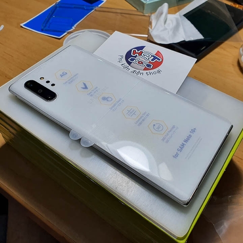 Miếng dán full mặt lưng chống vân tay PPF AG Note 10 Plus Note 10