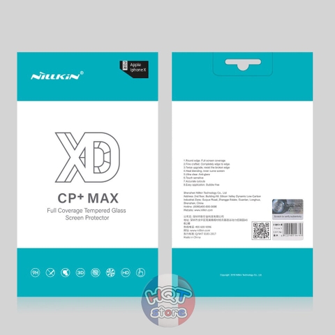 Kính cường lực màn hình Nillkin XD CP+ Max cho IPhone 11 Pro / XS / X