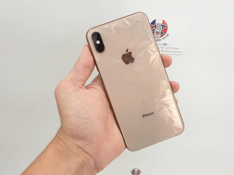 Miếng dán mặt lưng 3D vân kim cương cho Iphone XS Max / XR