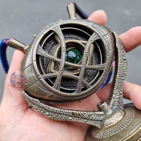 Mô hình dây chuyền Dr Strange Eye Of Agamotto tỉ lệ 1:1 kim loại LED