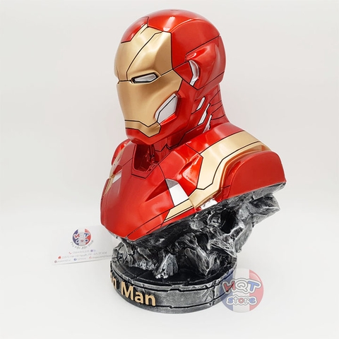 Mô hình IRon Man Mark 46 Polystone tỉ lệ 12 cao 35cm (MK46) Civil War