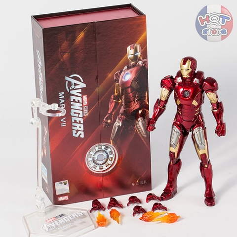 Mô hình iRon Man Mark VII ZD Toys chính hãng tỉ lệ 1/10 (Mark 7)