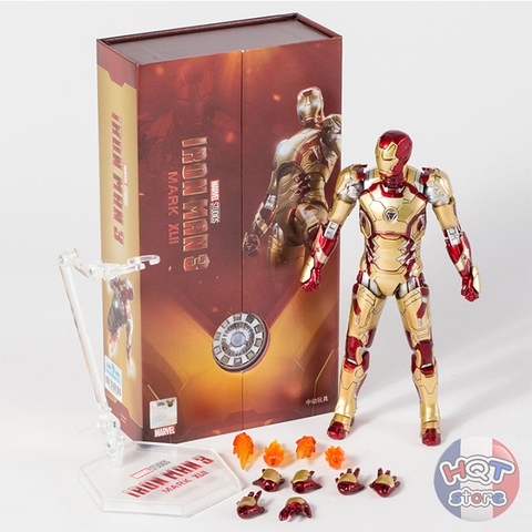 Mô hình iRon Man Mark XLII ZD Toys chính hãng tỉ lệ 1/10 (Mark 42)