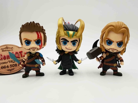 Mô hình Loki Thor Ragnarok Chibi đầu lắc lư