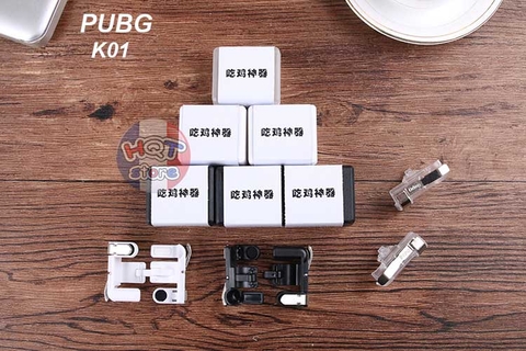 Nút bấm cơ chơi game PUBG K01 Metal Clear