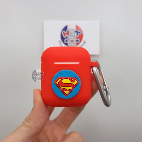 Ốp silicon case Marvel dễ thương cho tai nghe Apple Airpods